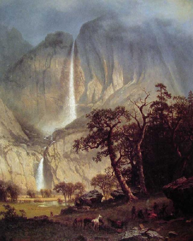 Albert Bierstadt The Yosemite Fall Germany oil painting art